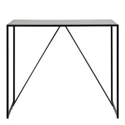 Wyld Haus El Paso Black Metal Bar Table With Black Ash Laminate Top And Powder-Coated Base - thumbnail 4