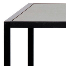 Wyld Haus El Paso Black Metal Bar Table With Black Ash Laminate Top And Powder-Coated Base - thumbnail 6