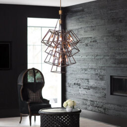 Luminosa Lighting Elstead Fulton 13 Light Large Cluster Drop Chandelier Pendant, Bronze - thumbnail 3