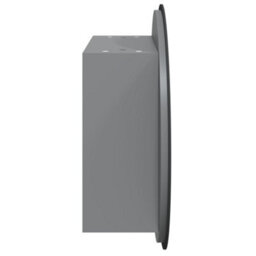 Berkfield Bathroom Cabinet With Round Mirror&led Grey 47X47X17.5 Cm - thumbnail 7