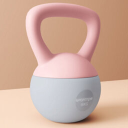(6Kg, Pink And Grey) Sportnow Soft Home Gym Kettlebell With Non-Slip Handle - thumbnail 7