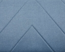 Home Detail Ryan 3 Seater Fabric Chevron Design Wooden Leg Frame Clic-Clac Sofabed, Blue - thumbnail 8