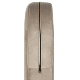 Beliani  Armchair Sirkka Velvet Taupe - thumbnail 7