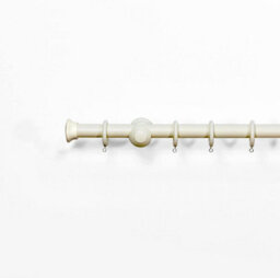 Lister Cartwright  28 mm Wooden Curtain Poles Fixed Length (Chalk Stopper, 240 Cm) - thumbnail 3