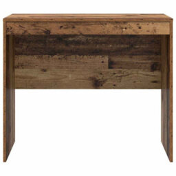 Berkfield Writing Desk - Old Wood Old Wood Particle Board 90 X 50 X 76 Cm - thumbnail 4