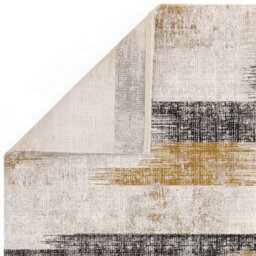 Gold Abstract Modern Easy To Clean Rug For Dining Room Bed Room And Living Room-200Cm X 290Cm - thumbnail 3