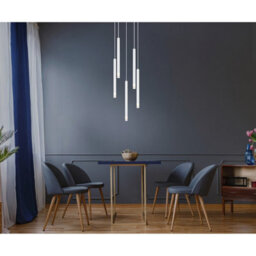Luminosa Lighting Luminosa Ryan Cluster Pendant Ceiling Light White Matt 5X G9 - thumbnail 4