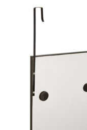 Orsina Versatile  Over Door Grey Plastic Frame Mirror, Sleek Mirror For Home, Durable Arched Mirror For Bedroom - thumbnail 3