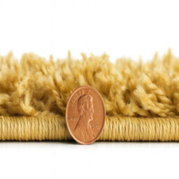 Uetian Golden Shaggy Rug Large Area Soft Rug For Living Room Hallways Bedroom With 5Cm Pile Thickness Large Golden ( 160 X 230) - thumbnail 2