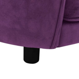Berkfield Dog Sofa Burgundy 69X49X40 Cm Plush - thumbnail 8