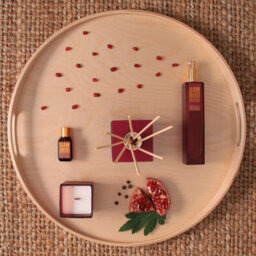 Heart and Home Bamboo Pomegranate & Pepperwood Large Soy Candle  - 40 Hours Burn - Crackling Wick - thumbnail 5