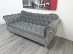 Stratus Interiors Elegance Chesterfield Curved Arm Buttoned Seat Sofa  - 2 Seater - thumbnail 4