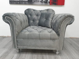 Stratus Interiors Elegance Chesterfield Curved Arm Buttoned Seat Sofa  - 2 Seater - thumbnail 7