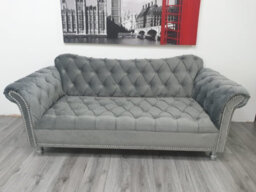 Stratus Interiors Elegance Chesterfield Curved Arm Buttoned Seat Sofa  - 2 Seater