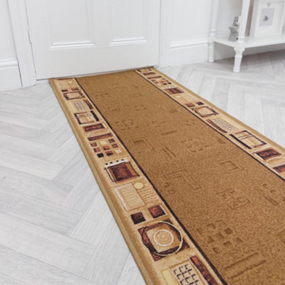 Jena Hallway Runner Rug - Hardwearing, Non-Slip & Durable Carpet For Hall, Kitchen & Corridor - image 1