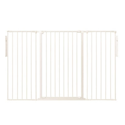Safetots Premium Extra Tall Room Divider, Up To 174Cm Wide, White, 105Cm Tall, Multi Panel Barrier For Baby And Toddler - image 1