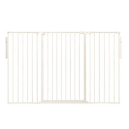 Safetots Premium Extra Tall Room Divider, Up To 174Cm Wide, White, 105Cm Tall, Multi Panel Barrier For Baby And Toddler - thumbnail 1