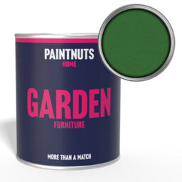 Paintnuts Garden Furniture Fence Shed Table Chairs For Wood Metal & Plastic Weatherproof Satin Paint - Emerald Green - 500Ml - thumbnail 1