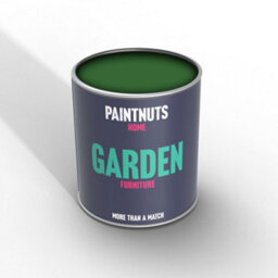 Paintnuts Garden Furniture Fence Shed Table Chairs For Wood Metal & Plastic Weatherproof Satin Paint - Emerald Green - 500Ml - thumbnail 2