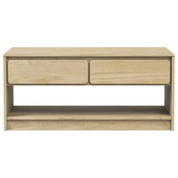 Walplus Coffee Table Sauda Oak 99X55X45 Cm Solid Wood Pine - thumbnail 4