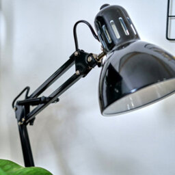 Valuelights Monda Retro Designer Style Adjustable Black Metal Bedside Desk Table Lamp - Includes 4W Led Golfball Bulb 3000K - thumbnail 3