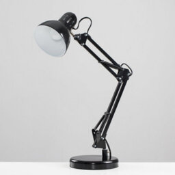 Valuelights Monda Retro Designer Style Adjustable Black Metal Bedside Desk Table Lamp - Includes 4W Led Golfball Bulb 3000K - thumbnail 4