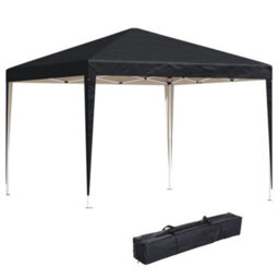 Outsunny 3 X 3M Garden Pop Up Gazebo Marquee Party Tent Wedding Canopy Black - thumbnail 2