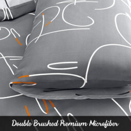 Lazzaro Ultrasoft Brushed Microfiber Super King Duvet Cover Set Hypoallergenic Breathable Design With Secure Zipper Closure - thumbnail 4