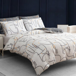 Lazzaro Ultrasoft Brushed Microfiber Super King Duvet Cover Set Hypoallergenic Breathable Design With Secure Zipper Closure - thumbnail 5