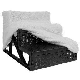 Proudpet Fleece Covered Pet Stairs - thumbnail 3