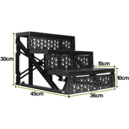 Proudpet Fleece Covered Pet Stairs - thumbnail 2