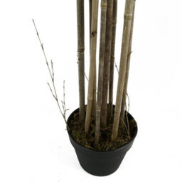 Leaf Artificial Bamboo Plants Trees Wood Trunk 180Cm 6Ft Realistic Natural Botanik - thumbnail 3