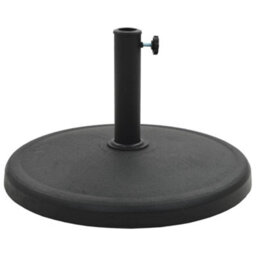 Walplus Parasol Base Round Polyresin 19 Kg Black - thumbnail 2