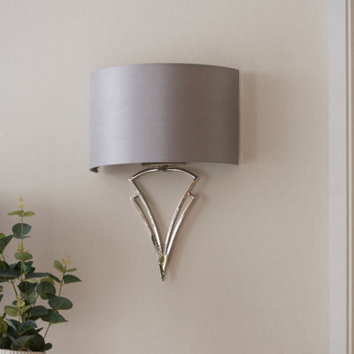 Pagazzi Lighting Pagazzi Lyla Satin Nickel Wall Light - image 1