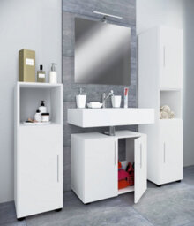 Vcm 4-Piece Bathroom Furniture Set Complete Flandu Ii - thumbnail 3