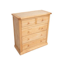 Cabinet Bits Lucca 5 Drawer Chest Of Drawers Wood Knob - thumbnail 3