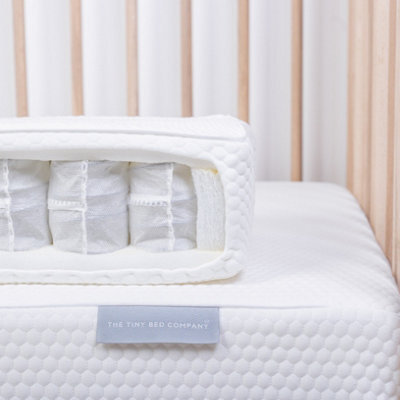 The Tiny Bed Company Tiny Dreamer Plus™ - Luxury Pocket Sprung To Fit Silver Cross Cot Bed (140 X 70Cm) - image 1