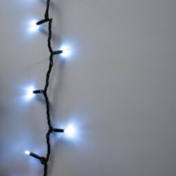Christmas Tree World Crownvine 50M 20% Flashing Dual Colour Fairy Lights Starter Set - 500 Leds Warm / Bright White - Black Rubber Cable - thumbnail 2