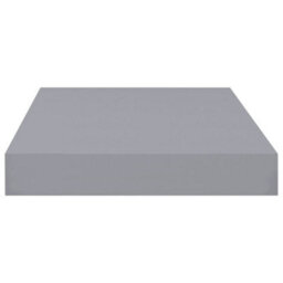 Berkfield Floating Wall Shelves 4 Pcs Grey 40X23X3.8 Cm Mdf - thumbnail 5