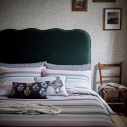 Joules Bohemian Stripe Duvet Cover Set King Size Multi - thumbnail 2