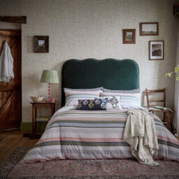 Joules Bohemian Stripe Duvet Cover Set King Size Multi - thumbnail 1