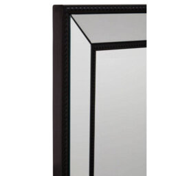 Orsina Matte Black Freestanding Wall Mirror, Rectangle Mirror With Wooden Frame, Standing Mirror, Hallway Mirror - thumbnail 4