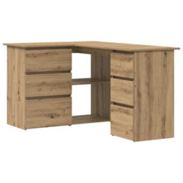 Walplus Corner Desk Artisan Oak 145X100X76 Cm Engineered Wood - thumbnail 2