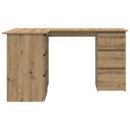Walplus Corner Desk Artisan Oak 145X100X76 Cm Engineered Wood - thumbnail 7