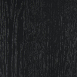 Sweeek - Oval Console Rubberwood And Oak-Effect Veneer Black 120X38X75 Cm - Gabrielle - thumbnail 7