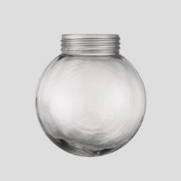 Industville Brooklyn Outdoor & Bathroom  Dome Pendant, 17 Inch, Pewter & Copper, Copper Holder, Globe Glass - thumbnail 2