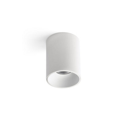 Luminosa Lighting Luminosa Rol 30W Surface Mounted Downlight Black Matt White 2700K