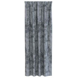 Berkfield Curtain With Curtains 2 Pcs Silver Grey 260 X 140 Cm Velvet - thumbnail 3