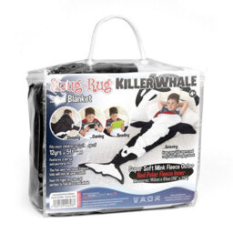 Snug Rug Killer Whale Tail Kids Blanket Wearable Novelty Childrens Gift - thumbnail 1