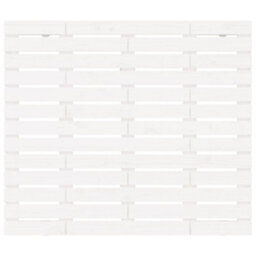 Berkfield Wall Headboard White 146X3X91.5 Cm Solid Wood Pine - thumbnail 4